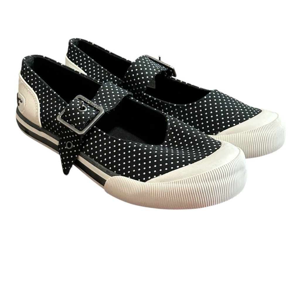Polka Dot Women’s Shoes size 6 Rocket Dog Black and White Mary Jane New